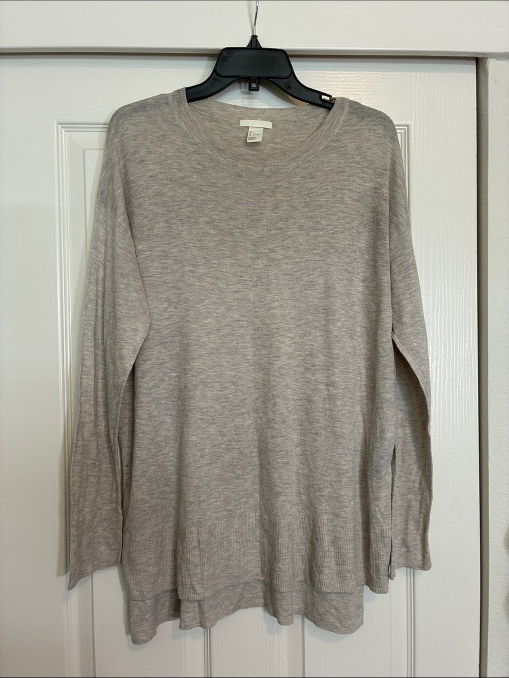 H&M Light Gray Crewneck Sweater